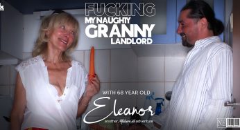 Mature.NL Eleanor, Leslie Taylor – Lucky to fuck my skinny 68 year old granny landlord Eleanor in her house when her husband just left