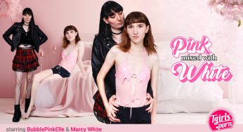 TGirlsPorn BubblePinkElle, Marcy White – Pink Mixed With White