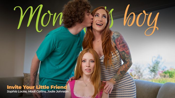 MommysBoy Sophia Locke, Madi Collins, Jodie Johnson – Invite Your Little Friend, Step-Son