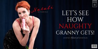 Mature.NL Natali E. – Natali E. is a red GILF that gets very naughty that even with her 55 years will make you cum