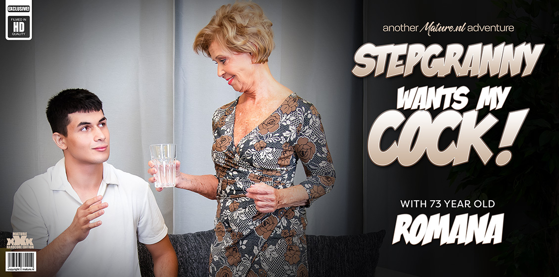 Mature.NL Bruno Baxter, Romana – 21 year old Toyboy fucking his very willingly stepgrandma, the 73 year old cockhungry Romana