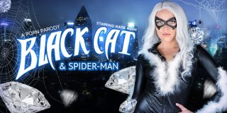 VRConk Katie Kush – Black Cat and Spider-Man (A Porn Parody)