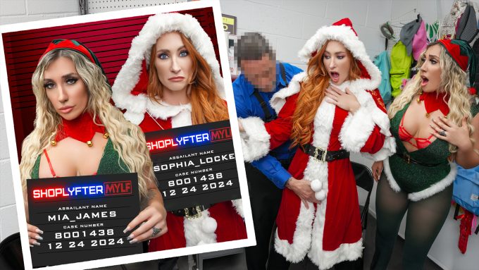 ShoplyfterMYLF Mia James, Sophia Locke – Case No. 8001438 – Ho Ho Holiday Thieves