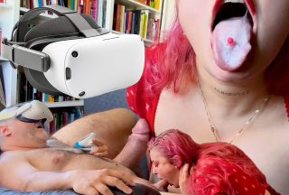 PutaLocura Rebeca Addams – Brutal mamada con las gafas VR