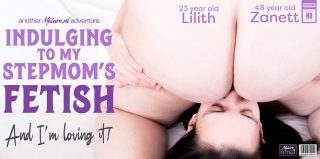 Mature.NL Lilith, Zanett – Curvy stepmom Zanett loves facesitting her big ass and hairy pussy on her fetish loving stepdaughter