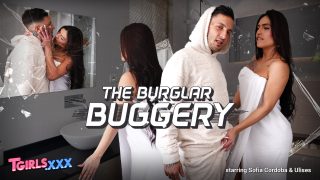 TGirlsXXX Sofia Cordoba – The Burglar Buggery