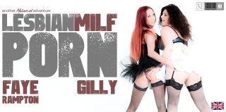 Mature.NL Faye Rampton, Gilly – British MILFs Gilly and Faye Rampton give us a spectacular lesbian sex adventure you never forget!