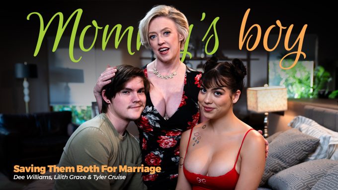 AdultTime MommysBoy Dee Williams, Tyler Cruise, Lilith Grace – Saving Them Both For Marriage