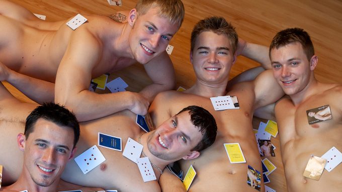 Strip Poker Cade, Connor, Dawson, Derek, Jeff
