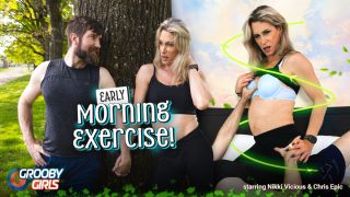 Early Morning Exercise! Nikki Vicious, Chris Epic