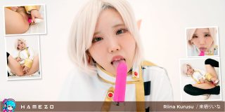 Rina Kurusu Looks So Hot Masturbating With Stockings On Rina Kurusu