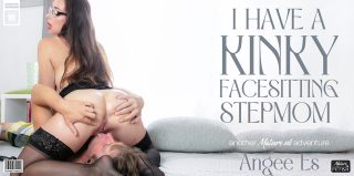 35 year old Stepmom Angee Es is a kinky MILF who has special plans for her horny stepson Angee Es, Rick Palmer