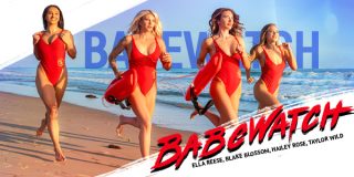 Babewatch Ella Reese, Blake Blossom, Hailey Rose, Taylor Wild