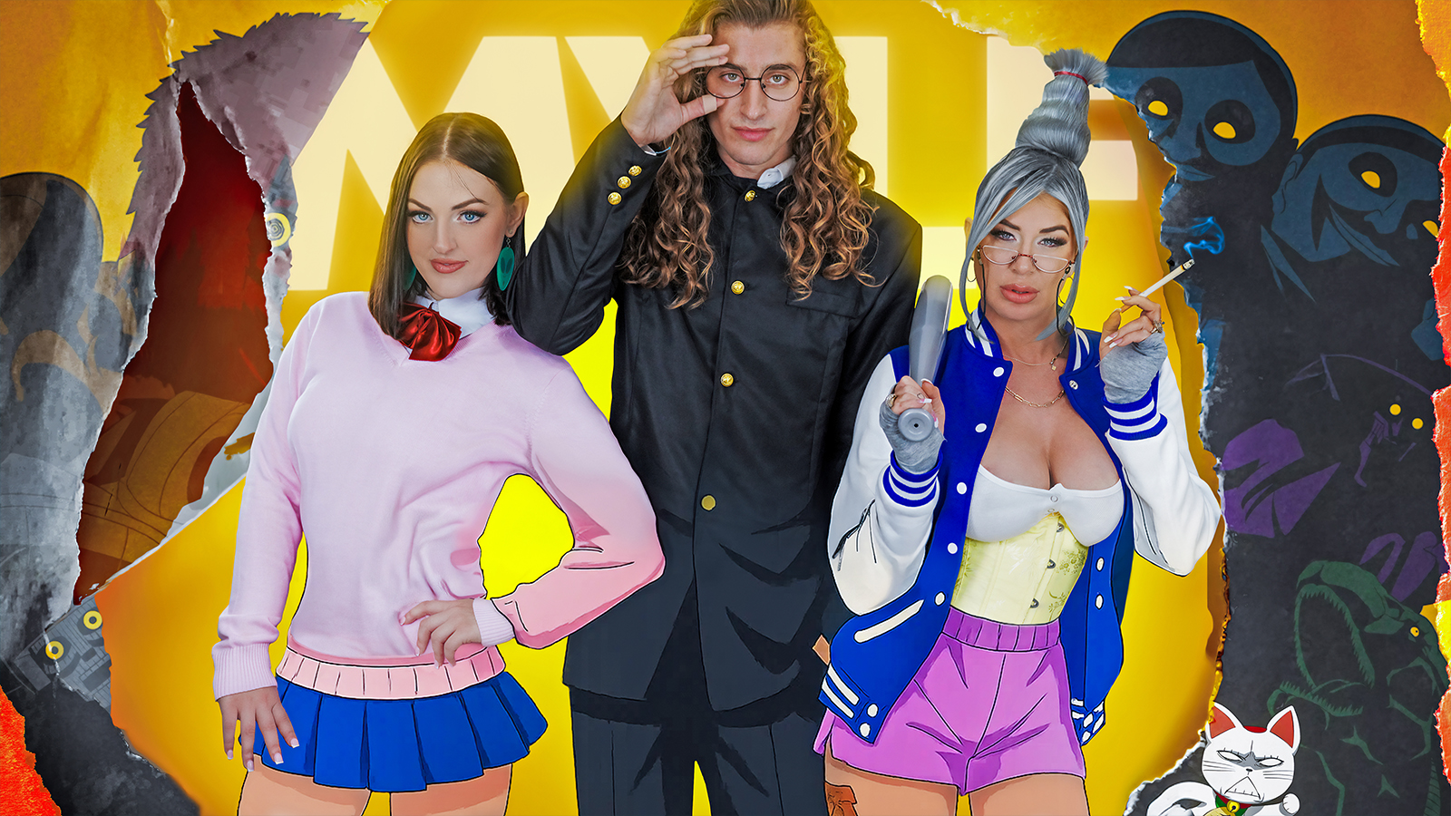 BadMILFs-Daandodan: My Boyfriend Is Possessed, Let's Fuck the Ghosts Out of Him!-Lolly Dames, Lucy Lotus, Giovanni