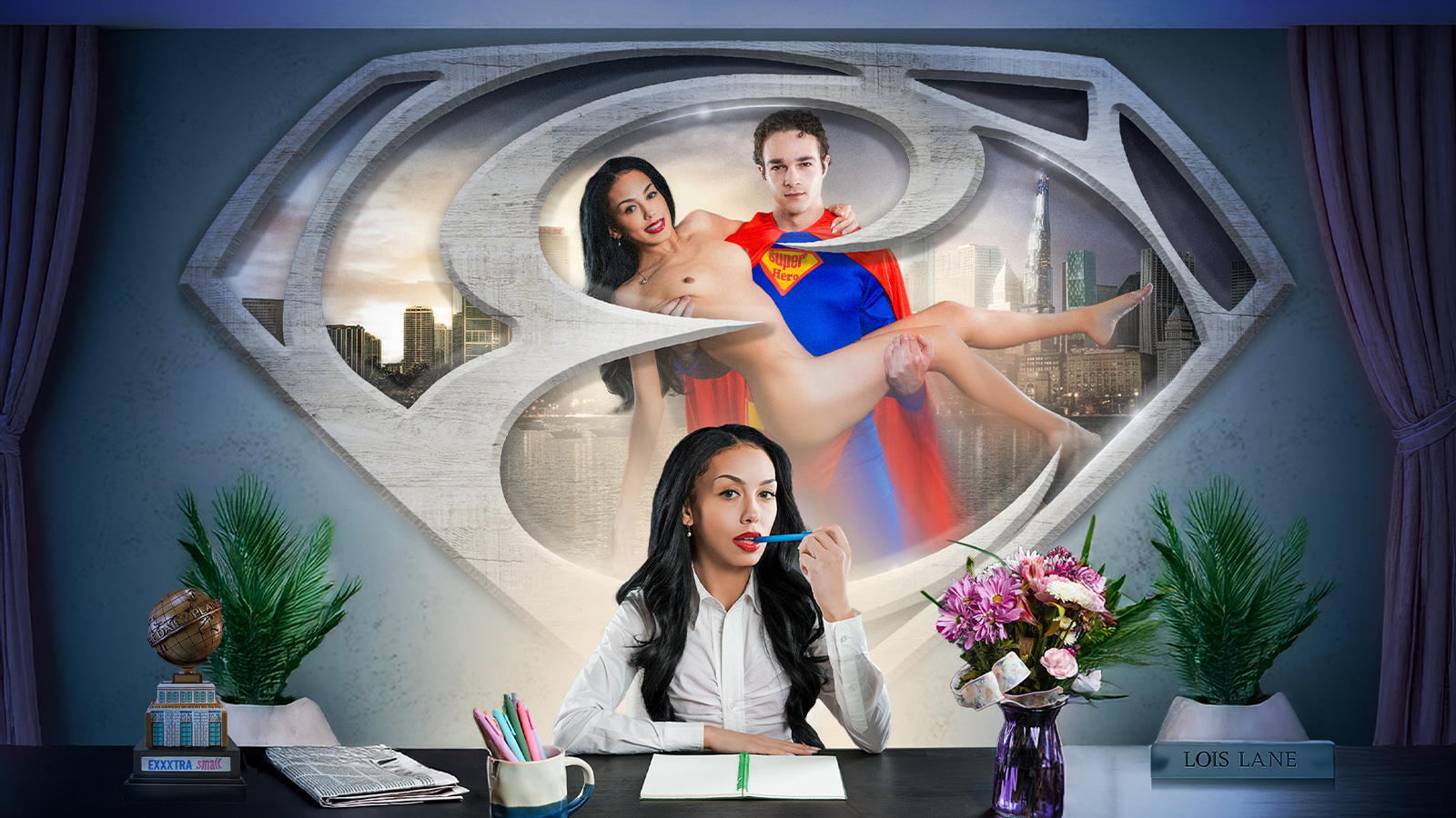 So That’s Why They Call You the Man of Steel – Superman Parody Bianca Bangs, Jayden Marcos