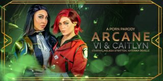 Arcane: Vi and Caitlyn (A Porn Parody) Melissa Stratton, Katerina Deville