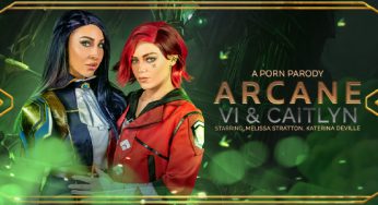 Arcane: Vi and Caitlyn (A Porn Parody) Melissa Stratton, Katerina Deville