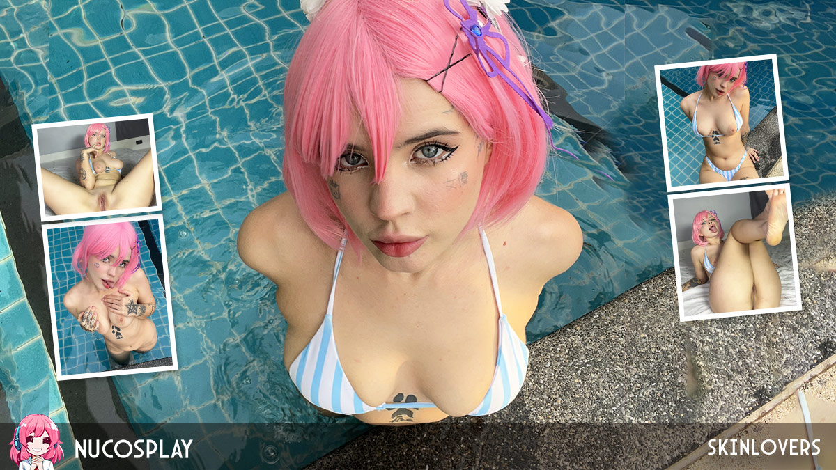 NuCosplay-Pool Time Fun With Juicy Gamer Girl Skin Lovers-SkinLovers