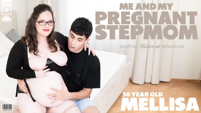 Mellisa is pregnant stepmom who craves the cock from her stepson who loves to give her a creampie! Bruno Baxter, Mellisa