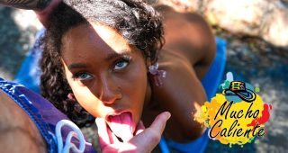 Mesmerizing blue-eyed ebony Video Jasminy Villar, Alias White