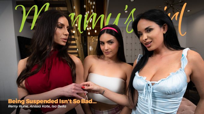 Being Suspended Isn’t So Bad… Anissa Kate, Isa Bella, Remy Rune