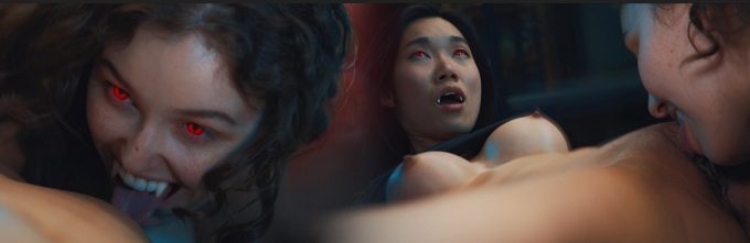 The Last Woman On Earth Leana Lovings, Lucy Mochi