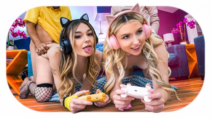 No More Gaming: BFF’s Share Some Daddy Dick Britt Blair, Della Cate, Tony Rubino, Juan Largo