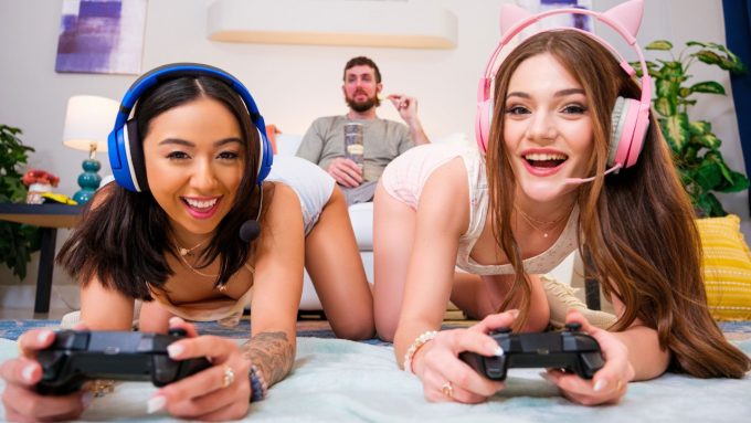 Two Slutty Pussies, One Girthy Cock Juniper Ren, Liora Vane, Girthmasterr