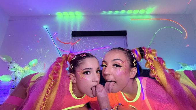 Double Bunny Surprice In The Laser Lit Fuckpad! – Video Brian Omally, Madison Steel, Sasha Tatcha