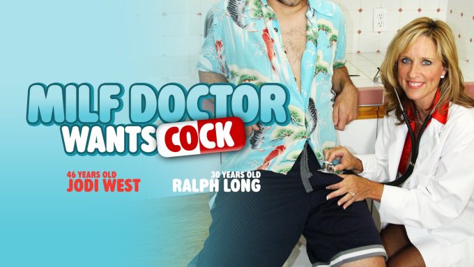 MILF Doctor wants a cock! Curing stress with a good fuck! Jodi West, Ralph Long