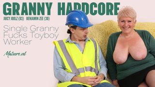 Granny Hardcore: Single Granny Fuck Toyboy Worker Juicy Joolz, Benjamin Zee