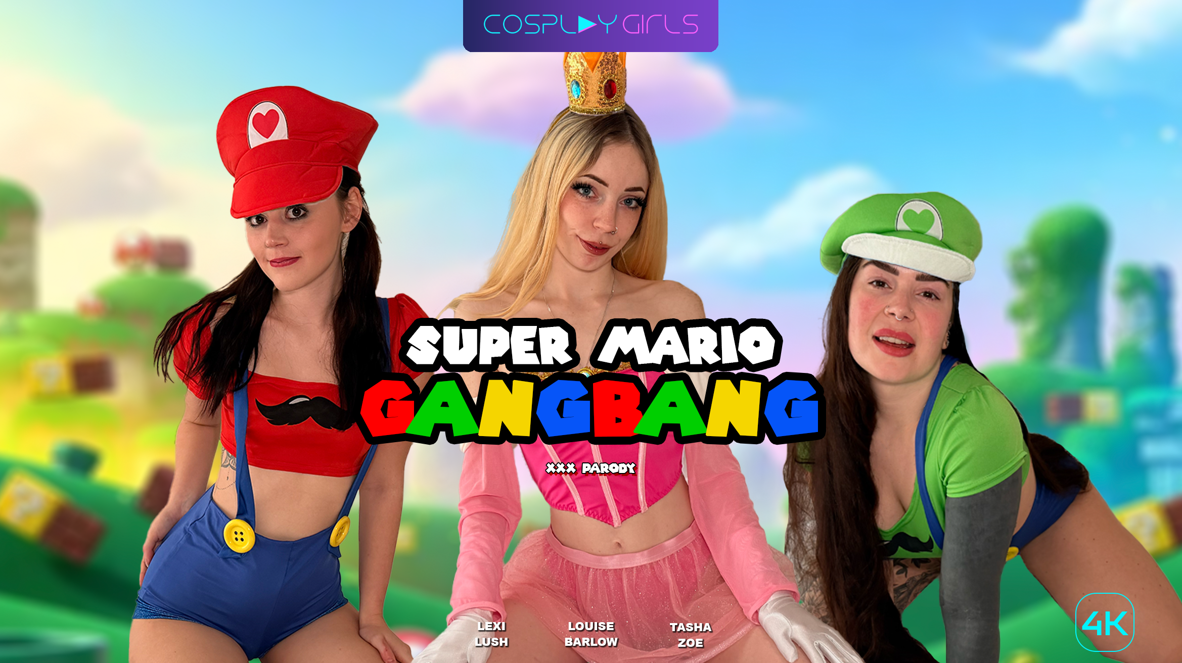 Tasha Jobbins, Lexi Lush, Louise Barlow Super Mario Gangbang CosplayXGirls CosplayXGirls-Super Mario Gangbang-Tasha Jobbins, Lexi Lush, Louise Barlow