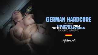 German MILF Kiki R. Cheats with a Stranger and Takes His Cum in Her Mouth Kiki R.